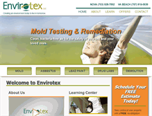 Tablet Screenshot of environmentalinspectionsite.com